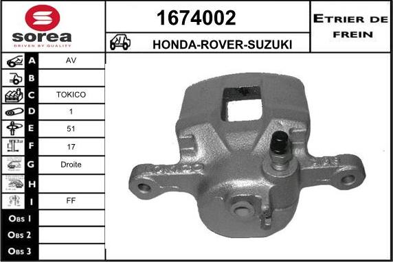 SNRA 1674002 - kočione čeljusti www.molydon.hr