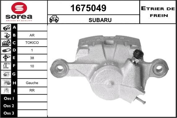 SNRA 1675049 - kočione čeljusti www.molydon.hr