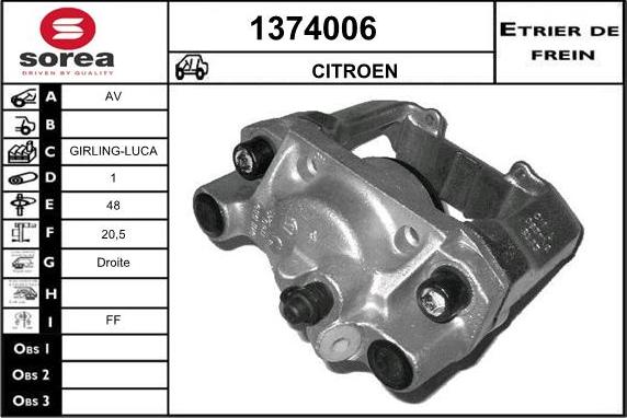 SNRA 1374006 - kočione čeljusti www.molydon.hr