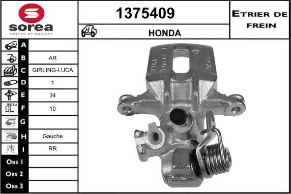 SNRA 1375409 - kočione čeljusti www.molydon.hr