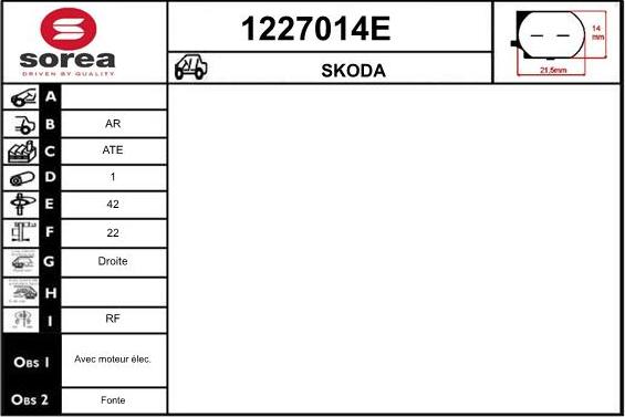 SNRA 1227014E - kočione čeljusti www.molydon.hr