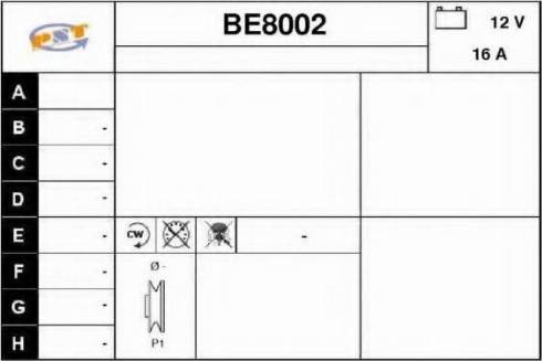 SNRA BE8002 - Alternator www.molydon.hr