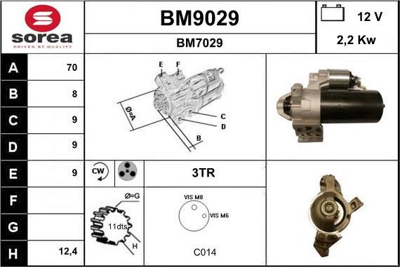 SNRA BM9029 - Starter www.molydon.hr