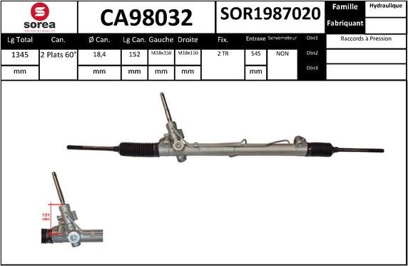 SNRA CA98032 - upravljački mehanizam www.molydon.hr