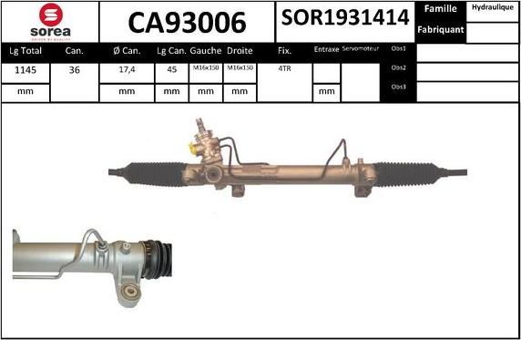 SNRA CA93006 - upravljački mehanizam www.molydon.hr