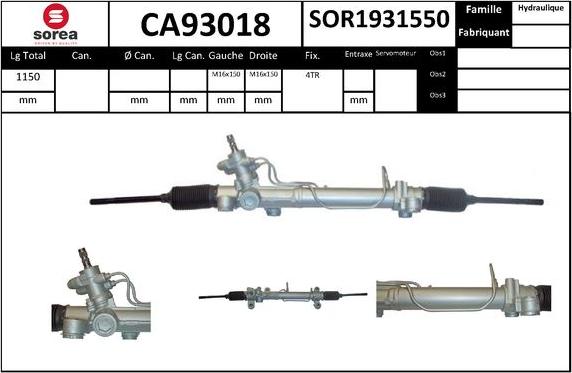 SNRA CA93018 - upravljački mehanizam www.molydon.hr