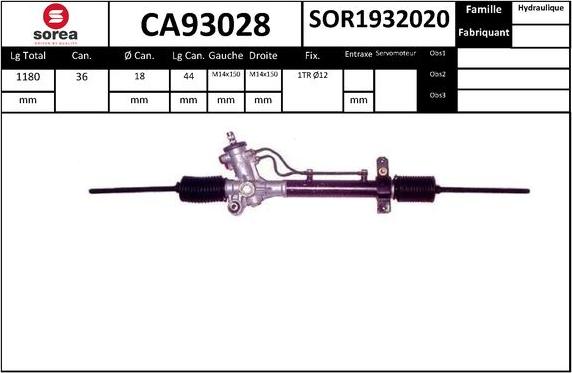 SNRA CA93028 - upravljački mehanizam www.molydon.hr