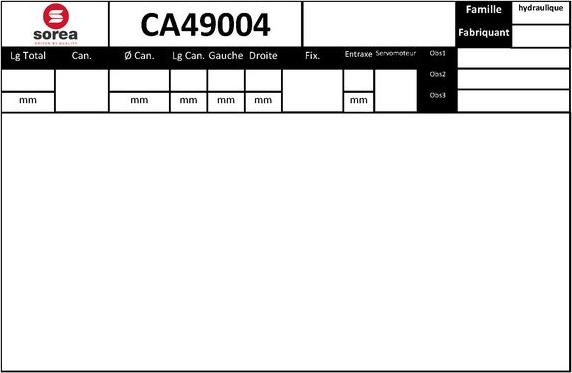 SNRA CA49004 - upravljački mehanizam www.molydon.hr