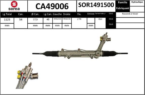 SNRA CA49006 - upravljački mehanizam www.molydon.hr