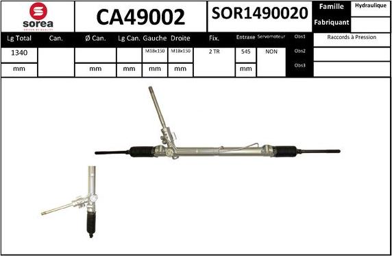 SNRA CA49002 - upravljački mehanizam www.molydon.hr