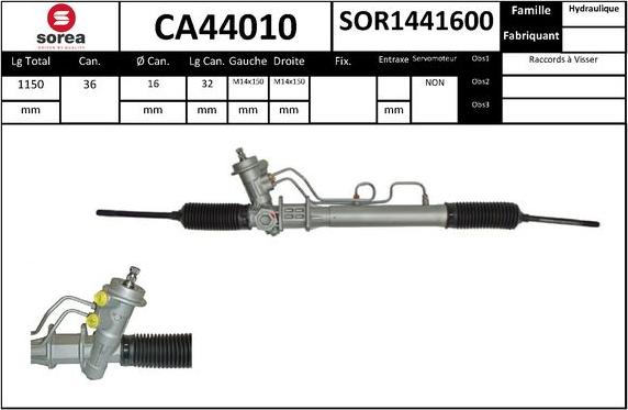 SNRA CA44010 - upravljački mehanizam www.molydon.hr