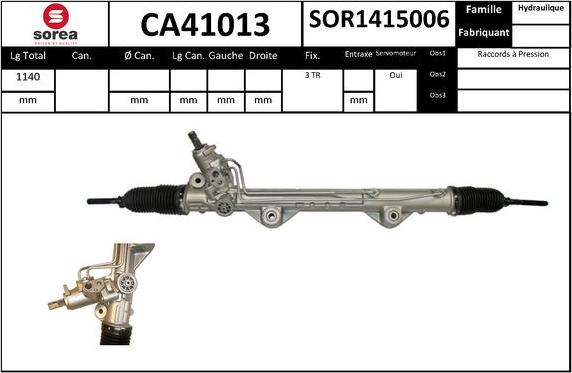 SNRA CA41013 - upravljački mehanizam www.molydon.hr