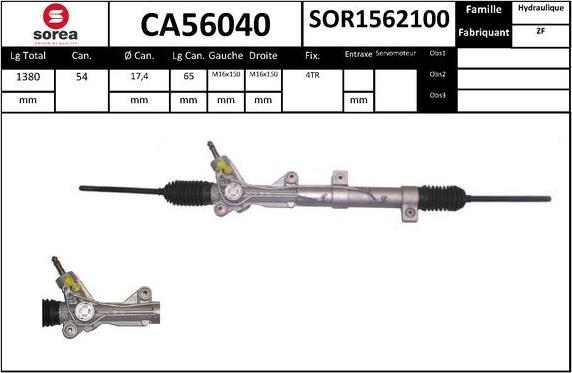 SNRA CA56040 - upravljački mehanizam www.molydon.hr