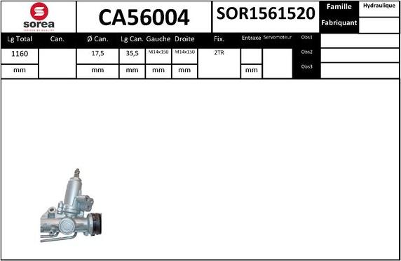 SNRA CA56004 - upravljački mehanizam www.molydon.hr