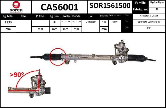 SNRA CA56001 - upravljački mehanizam www.molydon.hr