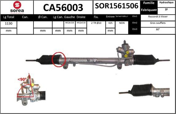 SNRA CA56003 - upravljački mehanizam www.molydon.hr