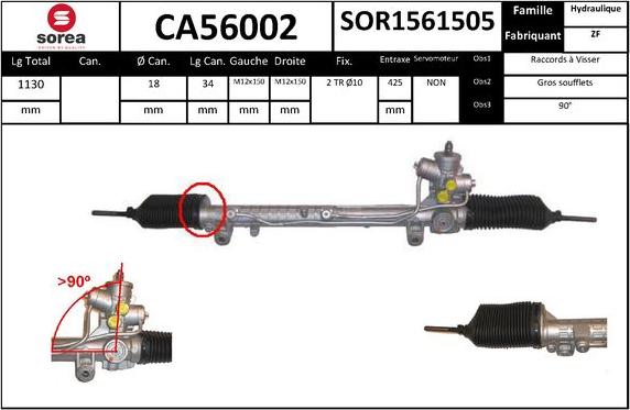 SNRA CA56002 - upravljački mehanizam www.molydon.hr