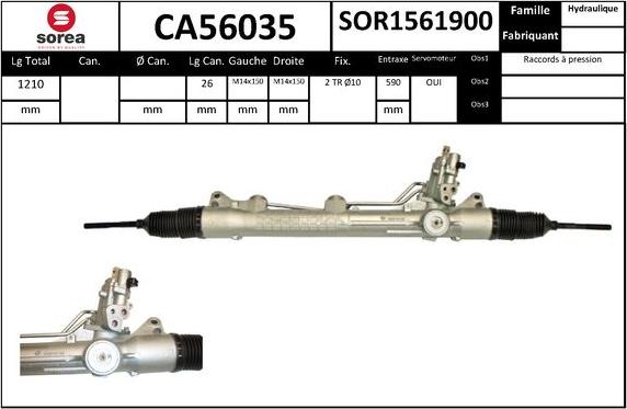 SNRA CA56035 - upravljački mehanizam www.molydon.hr