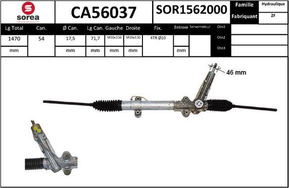 SNRA CA56037 - upravljački mehanizam www.molydon.hr