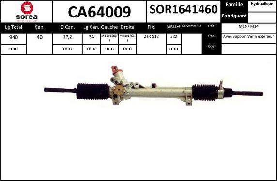 SNRA CA64009 - upravljački mehanizam www.molydon.hr