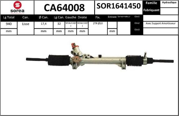 SNRA CA64008 - upravljački mehanizam www.molydon.hr