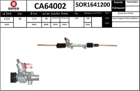 SNRA CA64002 - upravljački mehanizam www.molydon.hr