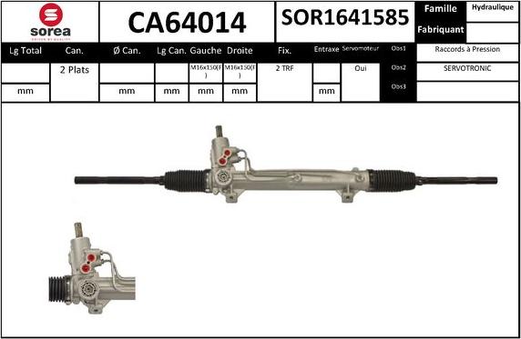 SNRA CA64014 - upravljački mehanizam www.molydon.hr