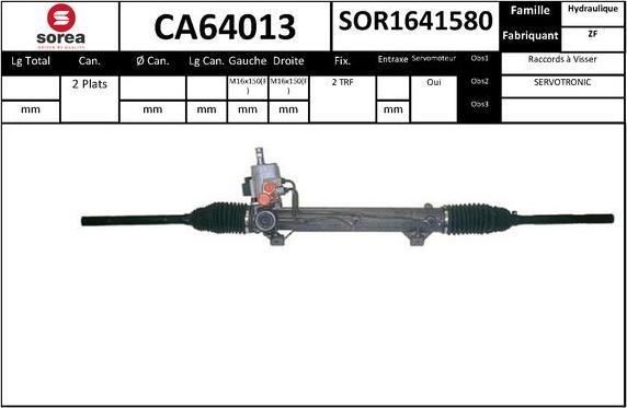 SNRA CA64013 - upravljački mehanizam www.molydon.hr