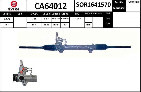 SNRA CA64012 - upravljački mehanizam www.molydon.hr