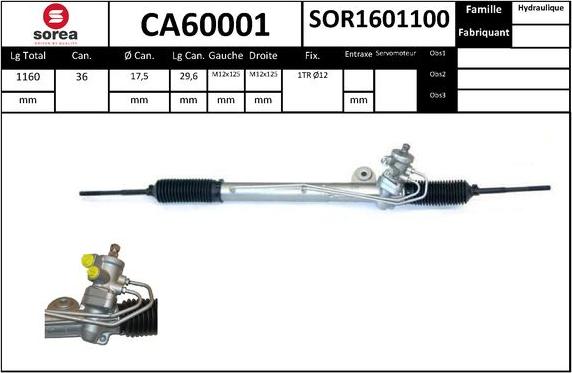 SNRA CA60001 - upravljački mehanizam www.molydon.hr