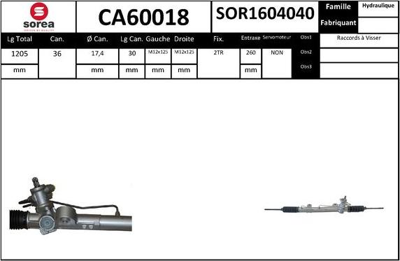 SNRA CA60018 - upravljački mehanizam www.molydon.hr