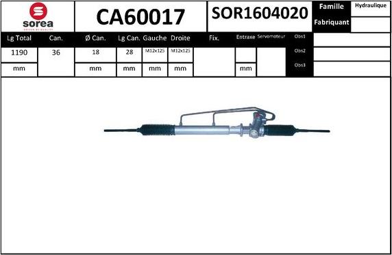 SNRA CA60017 - upravljački mehanizam www.molydon.hr