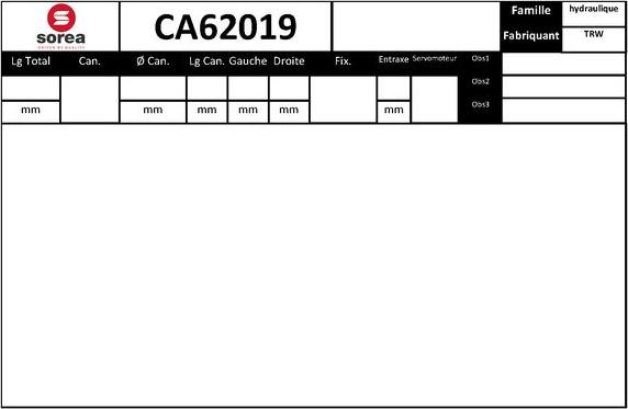 SNRA CA62019 - upravljački mehanizam www.molydon.hr