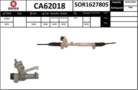 SNRA CA62018 - upravljački mehanizam www.molydon.hr