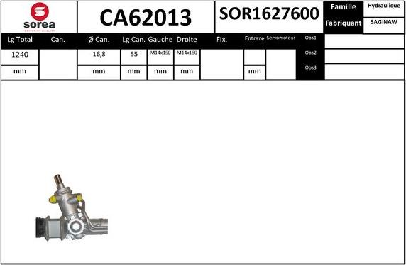 SNRA CA62013 - upravljački mehanizam www.molydon.hr