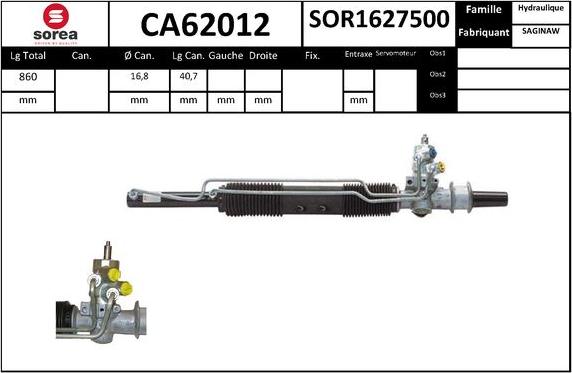 SNRA CA62012 - upravljački mehanizam www.molydon.hr