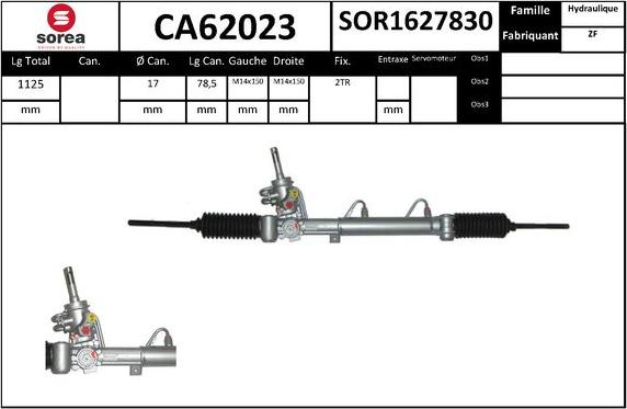 SNRA CA62023 - upravljački mehanizam www.molydon.hr