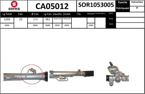 SNRA CA05012 - upravljački mehanizam www.molydon.hr