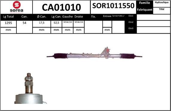 SNRA CA01010 - upravljački mehanizam www.molydon.hr