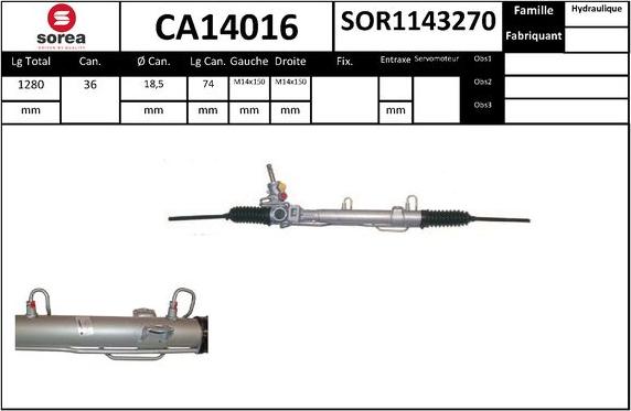 SNRA CA14016 - upravljački mehanizam www.molydon.hr