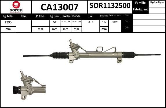 SNRA CA13007 - upravljački mehanizam www.molydon.hr