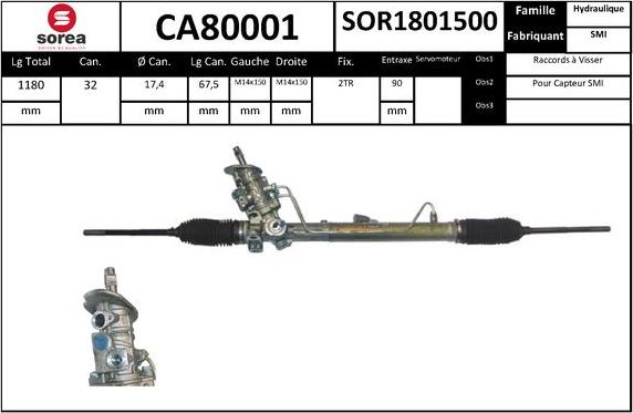 SNRA CA80001 - upravljački mehanizam www.molydon.hr