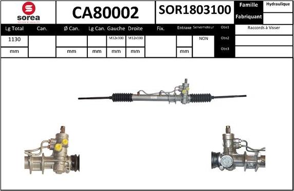 SNRA CA80002 - upravljački mehanizam www.molydon.hr