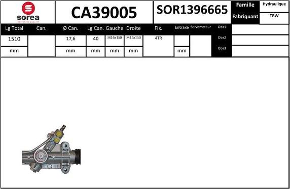 SNRA CA39005 - upravljački mehanizam www.molydon.hr