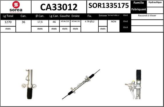 SNRA CA33012 - upravljački mehanizam www.molydon.hr