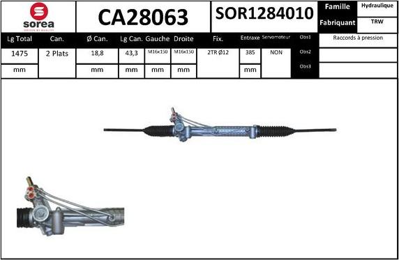 SNRA CA28063 - upravljački mehanizam www.molydon.hr