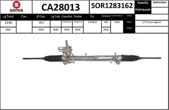 SNRA CA28013 - upravljački mehanizam www.molydon.hr