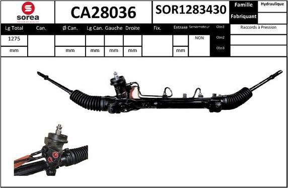 SNRA CA28036 - upravljački mehanizam www.molydon.hr