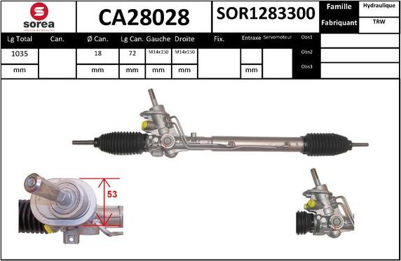 SNRA CA28028 - upravljački mehanizam www.molydon.hr