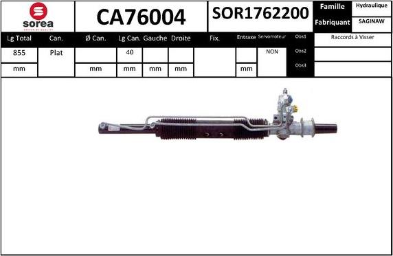 SNRA CA76004 - upravljački mehanizam www.molydon.hr